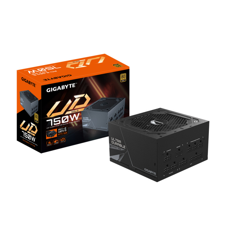 FUENTE DE PODER GIGABYTE GP-UD750GM PG5/80 PLUS ORO /NEGRO/ATX/MODULAR image 7